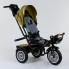 Детский велосипед трехколёсный с пультом Best Trike 9288 В - 3679 Оливковый от 1 до 4 лет с поворотным сиденьем складной руль надувные колеса русский 