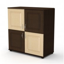 Комод для вещей Компанит 4Д МДФ Венге Комби (924х448х986)