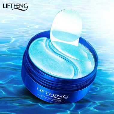 Гидрогелевые патчи под глаза омолаживающие LIFTНENG JELLYFISH COLLAGEN SKIH ELASTICITY EYE MASK с экстрактом медузы и коллагеном 60 шт увлажняющие