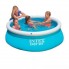 Детский семейный надувной наливной бассейн (183*51) Easy Set Intex 28101 с ручным насосом 880 л круглый
