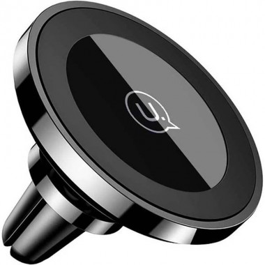 Автомобильное беспроводное зарядное автодержатель Usams US-CD44 Wireless Charger Magnetic Air Vent Mount Car Holder магнитный