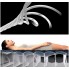 Надувной двухместный матрас кровать Intex Classic Downy Airbed Dura-Beam 64755 (183х203x25) синий Fiber Tech
