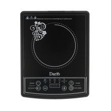 Настольная индукционная электроплита Dario DHP225C стеклокерамика 4 программы 1 конфорка Черная Настольная индукционная электроплита Dario DHP225C стеклокерамика 4 программы 1 конфорка Черная