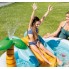 Детский игровой водный надувной бассейн горка Intex Веселая рыбалка 57162 (218*188*99 см) от 3 лет 182 л фонтан развивающий шарики удочка рыбки цветной