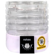Сушилка для овощей и фруктов мяса рыбы электрическая Rotex RD540-W 520 Вт 5 секций сетка для ягод Белая