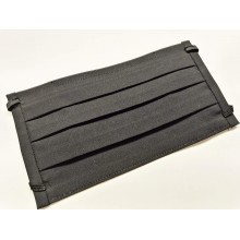 Защитная маска многоразовая EcoStayle_G 9,2*18 см хлопковая двухслойная черная