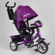 Детский велосипед трехколесный с фарой Best Trike 6588 - 29 - 309 Фиолетовый от 1 до 4 лет колеса пена EVA