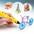 3D ручка для рисования UKC c LCD дисплеем и эко пластиком для 3Д рисования Pen 2 голубая