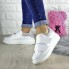 Женские кроссовки Shoes Keeks 36 (23 см) 1456 белые