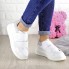 Женские кроссовки Shoes Keeks 36 (23 см) 1456 белые