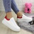 Женские кроссовки Shoes Lucy 38 (24 см) 1225 белые