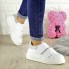Женские кроссовки Shoes Keeks 36 (23 см) 1456 белые