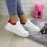 Женские кроссовки Shoes Lucy 38 (24 см) 1225 белые