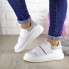 Женские кроссовки Shoes Keeks 36 (23 см) 1456 белые