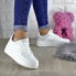 Женские кроссовки Shoes Bacon 38 (24 см) 1438 белые
