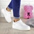 Женские кроссовки Shoes Bacon 38 (24 см) 1438 белые