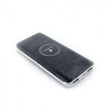 Беспроводной УМБ Power Bank UKC 27800mAh зарядка аккумулятор повербанк черный