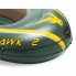 Двухместная надувная гребная лодка пвх (236*114*41) Intex 68347 Seahawk 2 Set 240 кг с веслами и насосом держателями для удочек 