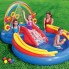 Детский игровой водный надувной центр 2 бассейна горка Intex Радуга 57453 (297*193*135 см) от 2 до 6 лет 428 л фонтан шарики развивающий цветной