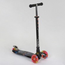 Самокат кикборд трехколесный Best Scooter Maxi А 24659 /779-1308 от 3 лет PU колеса
