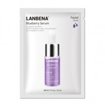 Маска для лица LANBENA Blueberry Serum черничная, востанавливающая 22 мл Маска для лица LANBENA Blueberry Serum черничная, востанавливающая 22 мл