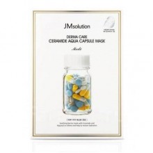 Восстанавливающая целлюлозная маска для лица JMsolution Derma Care Ceramide Aqua Capsule Mask с керамидами 30 мл
