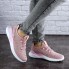 Женские кроссовки Shoes Fletcher 36 (23,5 см) 1735 розовые сетка текстиль стильные