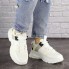 Женские кроссовки Shoes Edith 37 (23,5 см) 1525 белые с серыми вставками 