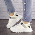 Женские кроссовки Shoes Edith 37 (23,5 см) 1525 белые с серыми вставками 