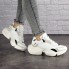 Женские кроссовки Shoes Archy 37 (23 см) 1698 белые с серым экокожа