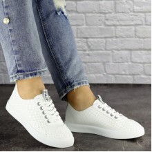 Женские кроссовки Shoes Eastwood 36 (22,5 см) 1516 белые экокожа