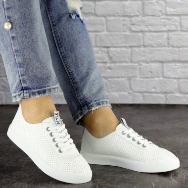 Женские кроссовки Shoes Eastwood 36 (22,5 см) 1516 белые экокожа