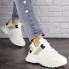 Женские кроссовки Shoes Edith 37 (23,5 см) 1525 белые с серыми вставками 