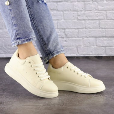 Женские кроссовки Shoes Jane 36 (23 см) 1508 бежевые