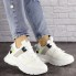 Женские кроссовки Shoes Edith 37 (23,5 см) 1525 белые с серыми вставками 