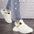 Женские кроссовки Shoes Edith 37 (23,5 см) 1525 белые с серыми вставками 
