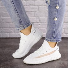 Женские кроссовки Shoes Macky 38 (24,5 см) 1520 белые