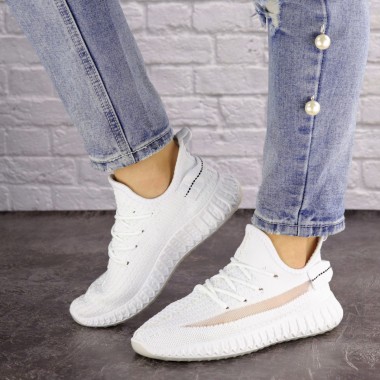 Женские кроссовки Shoes Macky 38 (24,5 см) 1520 белые
