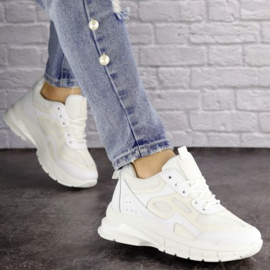 Женские кроссовки Shoes Kaelyn 36 (23 см) 1527 белые