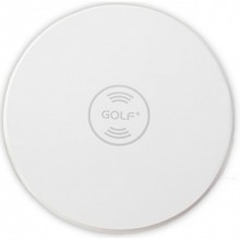 Беспроводное зарядное устройство Golf GF-WQ3 Wireless Charger поддержка Qi белый тонкий