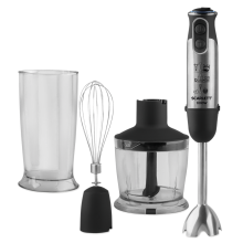 Блендер погружной ручной многофункциональный 3 в 1 SCARLETT SC-HB42F50 1000W TURBO импульсный режим нож 4 D-Mix 5 скоростей черный мощный Блендер погружной ручной многофункциональный 3 в 1 SCARLETT SC-HB42F50 1000W TURBO импульсный режим нож 4 D-Mix 5 скоростей черный мощный