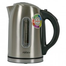 Электрочайник Rotex RKT78-S Smart 2200 Вт 1.7 л защита от протечек защита от включения без воды термостат съемный фильтр цветные индикаторы температуры воды LED подсветка черный/нержавеющая сталь Электрочайник Rotex RKT78-S Smart 2200 Вт 1.7 л защита от протечек защита от включения без воды термостат съемный фильтр цветные индикаторы температуры воды LED подсветка черный/нержавеющая сталь