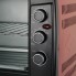 Электрическая печь с подсветкой конвекцией гриль вертел пицца ViLgrand VEO650-18r выпечка 65 л  2200W  электродуховка настольная Красная