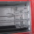 Электрическая печь с подсветкой конвекцией гриль вертел ViLgrand VEO526RCL- r 52 л 2000W 250 градусов электродуховка настольная Красная