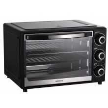 Электрическая печь 30 л с подсветкой выпечка хлеб ARDESTO EO-3015B 3 режима 1500W нагрев 230  электродуховка настольная мини печка Черная 