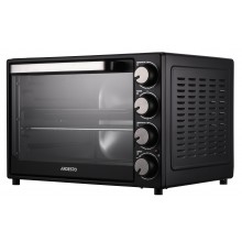 Электрическая печь с конвекцией вертелом грилем подсветкой Ardesto EO-4415RCB 1500 Вт 44 л нагрев 230 таймер электродуховка настольная хлебопечка черный