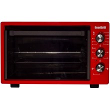 Электрическая печь 40 л выпечка пицца GoodGrill GR-4002 3 режима 1300W нагрев 280 термоизоляция эмаль электродуховка настольная мини печка Красная Турция