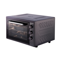 Электрическая печь гриль хлебопечка пицца Liberton LEO-420 выпечка 42л  1500W нагрев 320  электродуховка настольная Серый