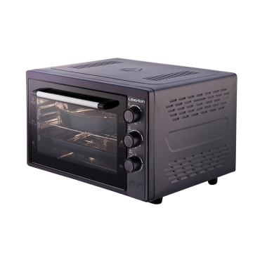 Электрическая печь гриль хлебопечка пицца Liberton LEO-420 выпечка 42л  1500W нагрев 320  электродуховка настольная Серый