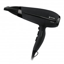 Фен для волос с турмалиновой ионизацией VITEK VT-8203 BK 2200 Вт профессиональный защита от перегрева черный